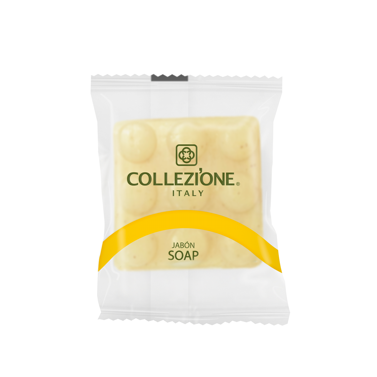 Jabón cuadrado con relieves 40 g Collezi'one