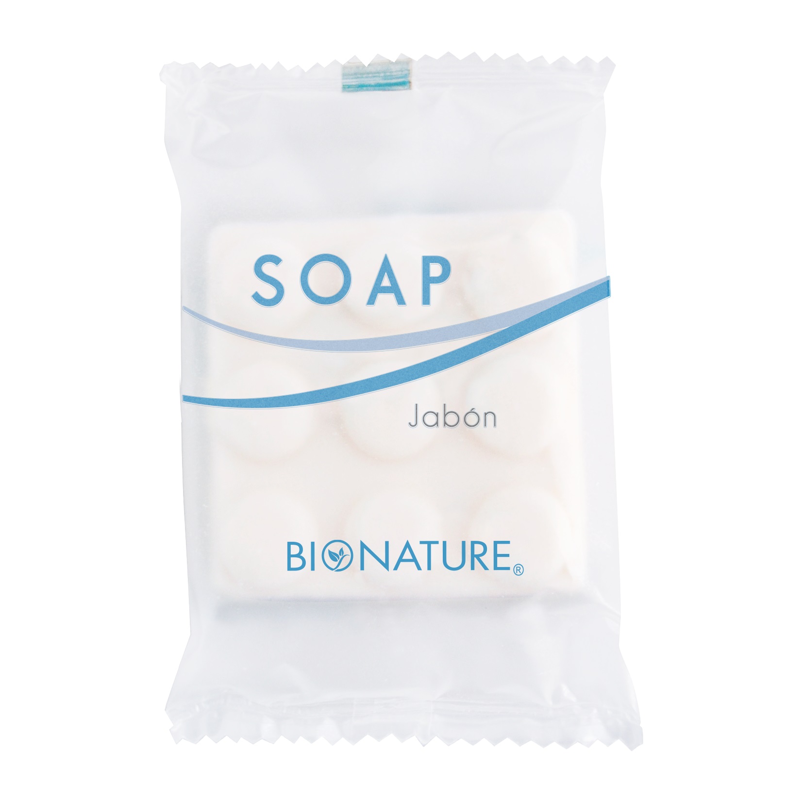 Jabón cuadrado con relieves 30 g Bionature