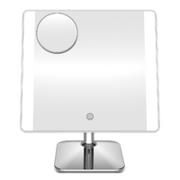 Espejo Plateado Halo Cuadrado 1x/10x BE04SM marca Conair