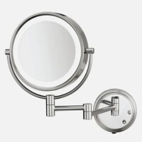 Espejo de Pared 9.25" N&iacute;quel Satinado Doble Vista BE6ES marca Conair